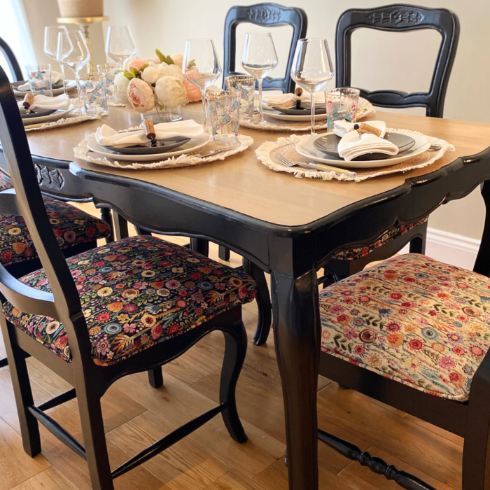 Stunning Dining Table with Six Chairs